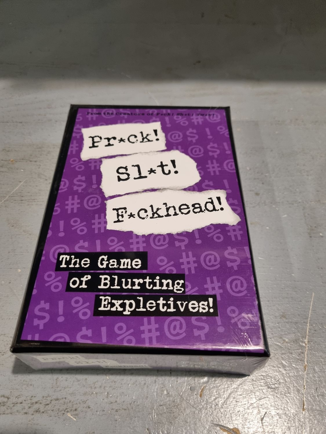PR*CK!  SL*T!   F*CKHEAD!  THE GAME OF BLURTING EXPLETIVES!