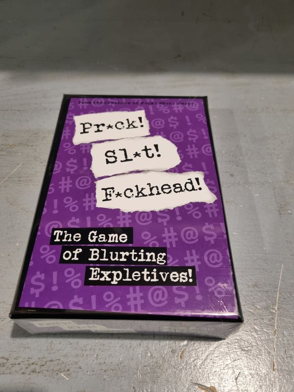 PR*CK!  SL*T!   F*CKHEAD!  THE GAME OF BLURTING EXPLETIVES!