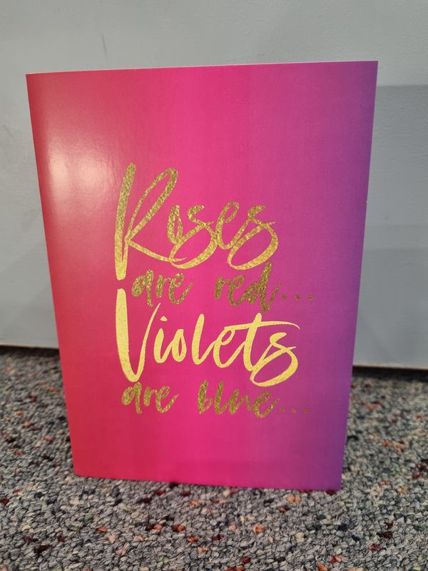 CARD - Roses Are Red