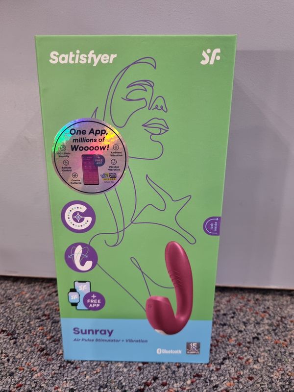 SATISFYER - SUNRAY AIR PULSE STIMULATOR + VIBRATION