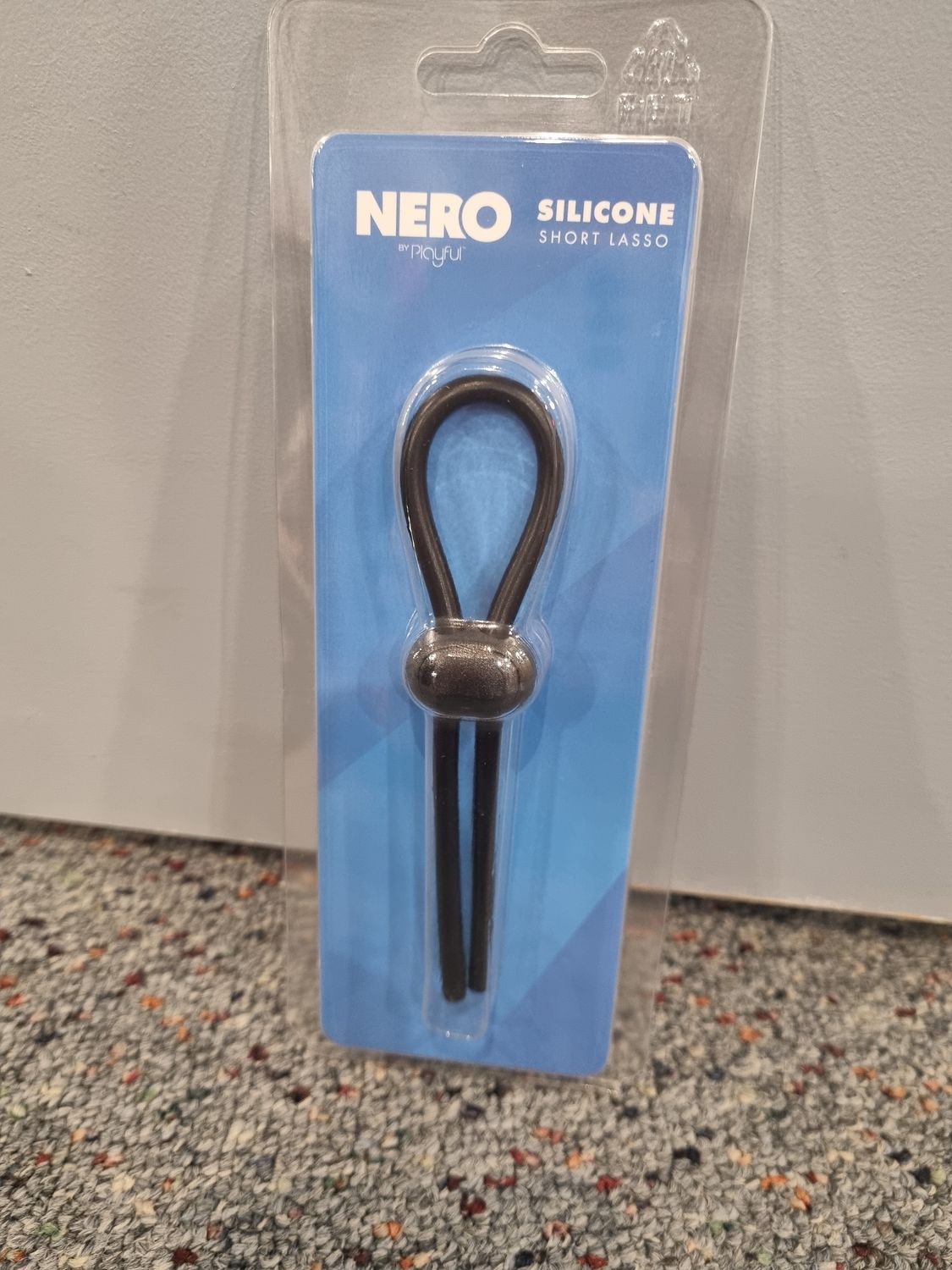 NERO - SILICONE SHORT LASSO