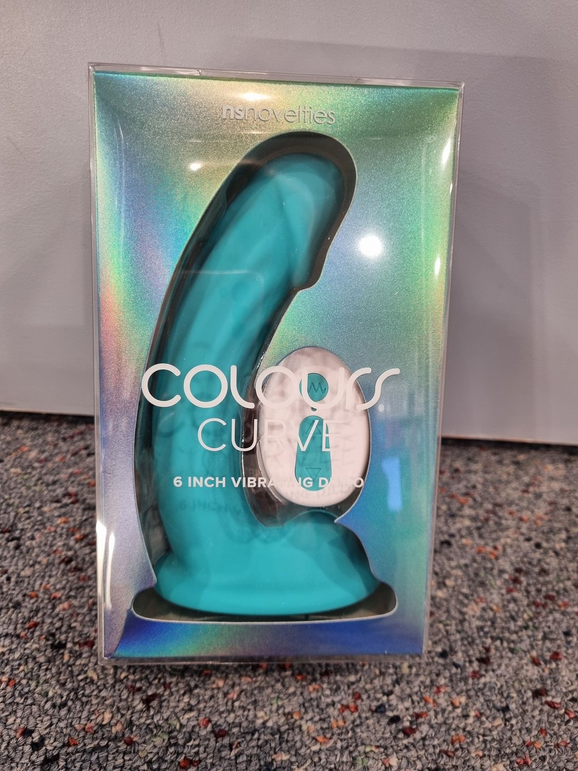 COLOURS - CURVED 6 COLOURS - CURVED 6" VIBRATING DILDO