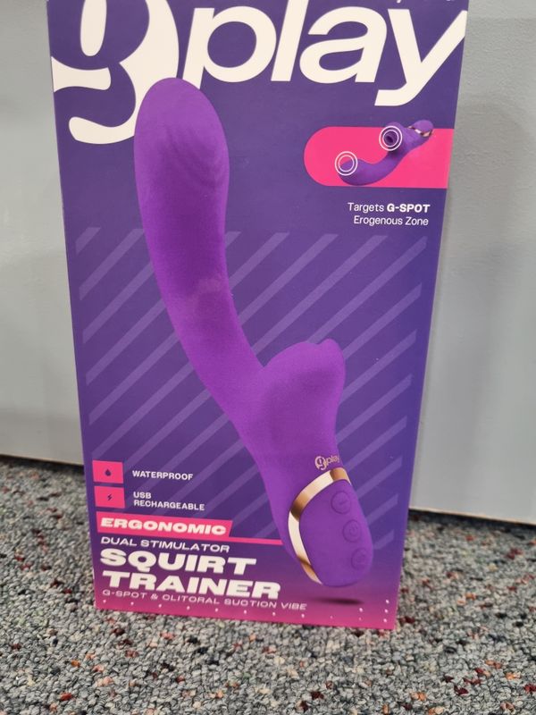 G-PLAY  SQUIRT TRAINER G-SPOT & CLITORAL SUCTION  VIBE