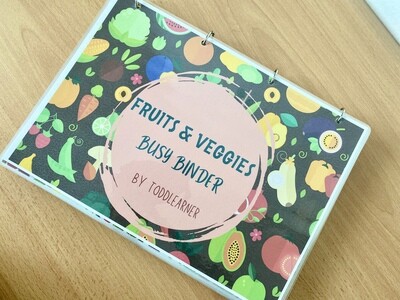 Fruit and Veggie Busy Binder