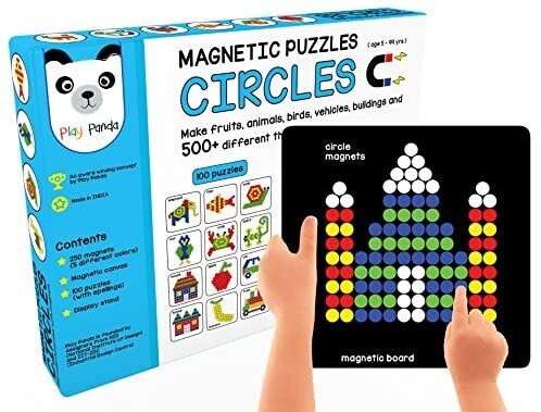 Play Panda Magnetic Puzzles Circles