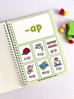English Short Vowel Learning Book for Kids.