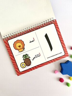 Arabic Learning Alphabet Letters for Toddlers & Kids.