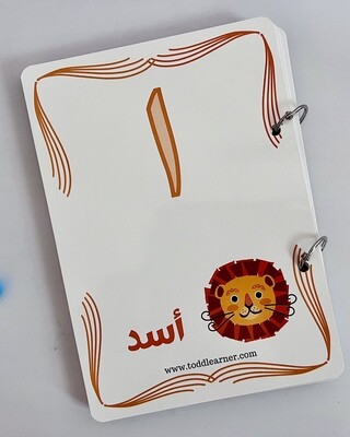 Arabic Letters Flash Cards for Kids. Alif Ba Ta Cards with premium Lamination.