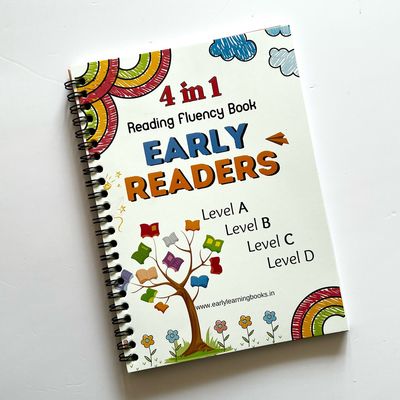 4 in 1 Early Readers Reading Book for Kids.