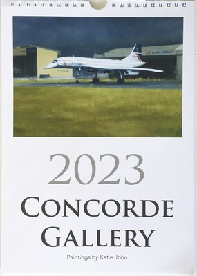 Concorde Gallery 2023 calendar A4