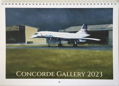 Concorde Gallery calendar 2023 double-A4