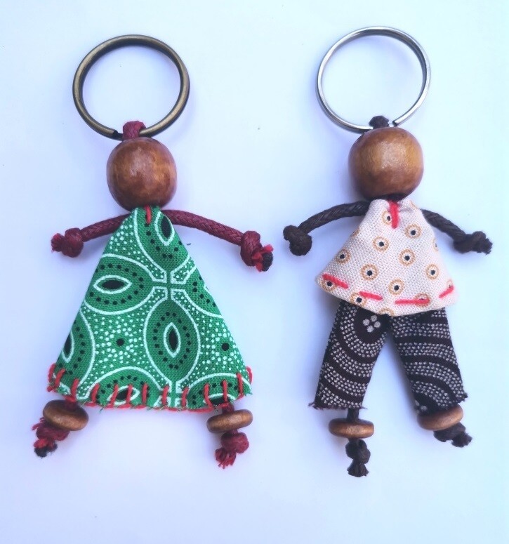 Shweshwe Keyring