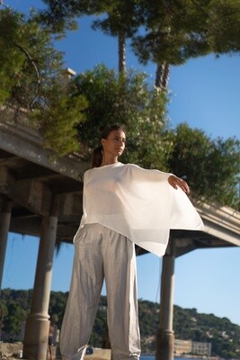 Asymmetric Sweater Cape