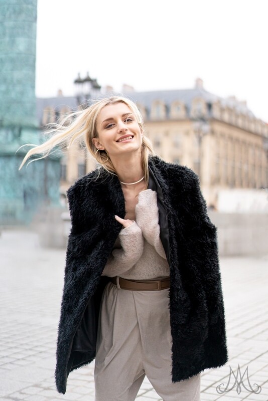 Caban réversible éco-cuir