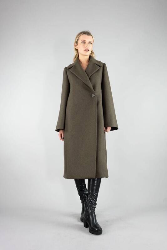 Double-Breasted Long Coat
