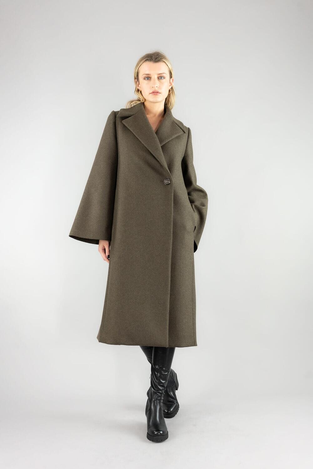 Double-Breasted Long Coat