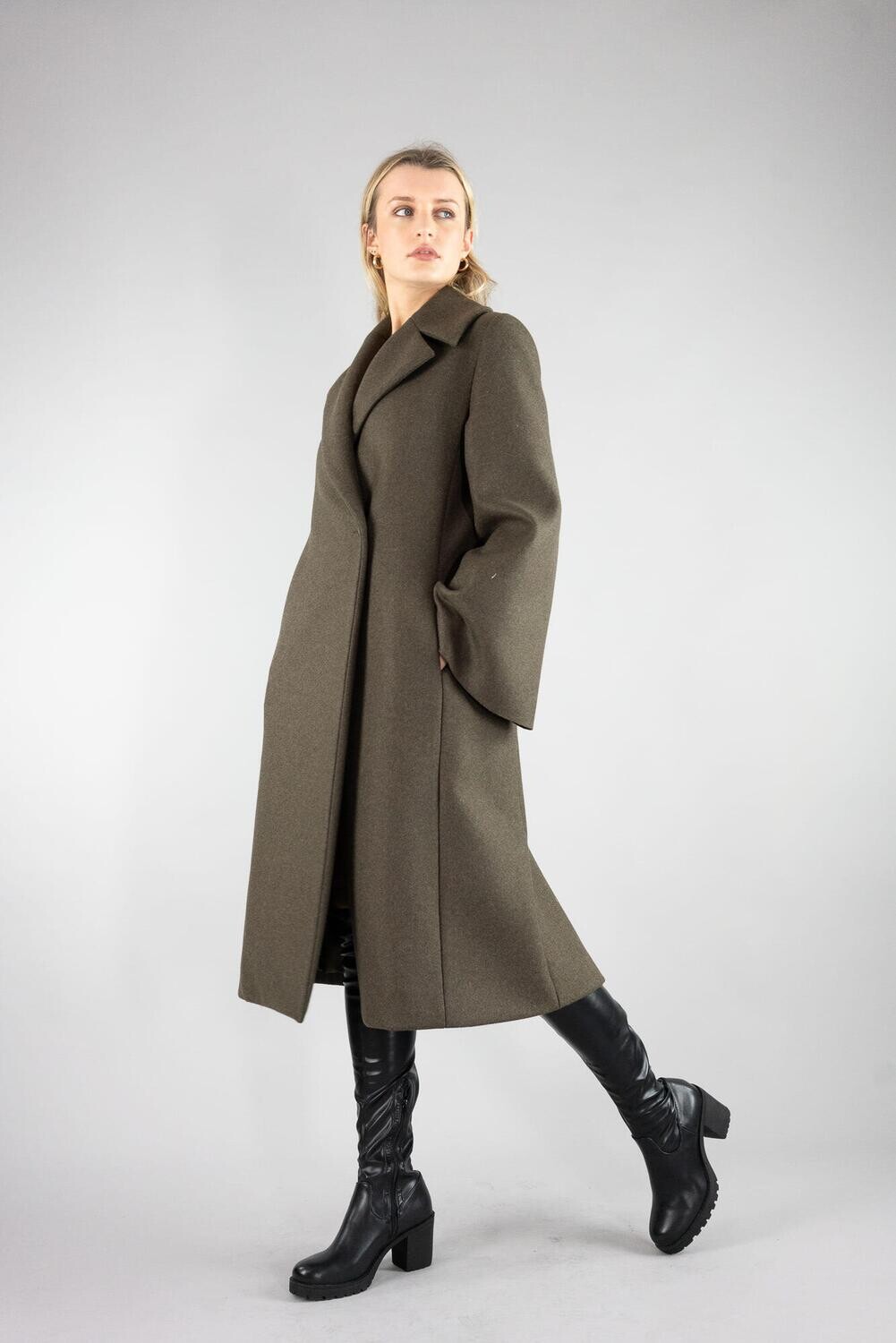 Double-Breasted Long Coat