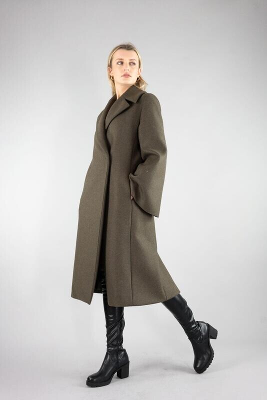 Double-Breasted Long Coat