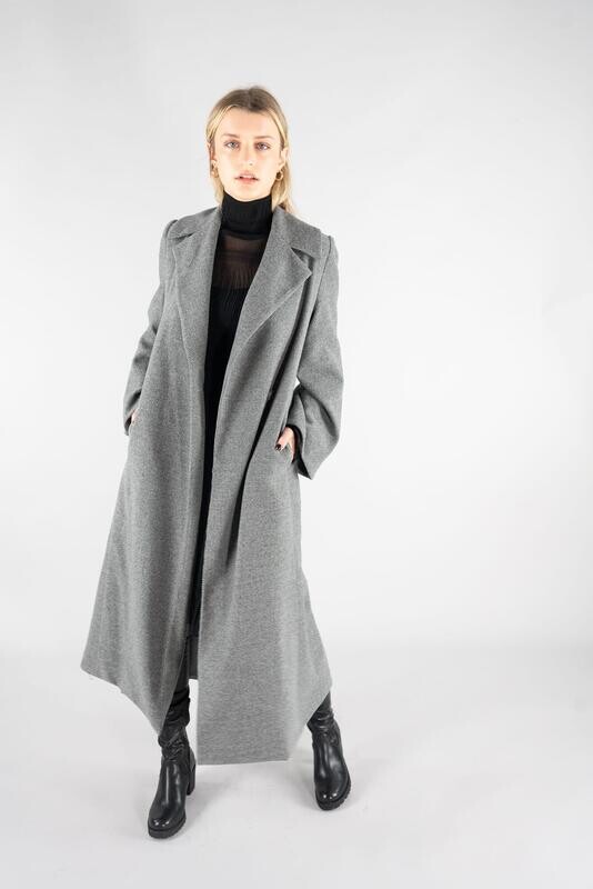 Double-Breasted Rafters Overcoat