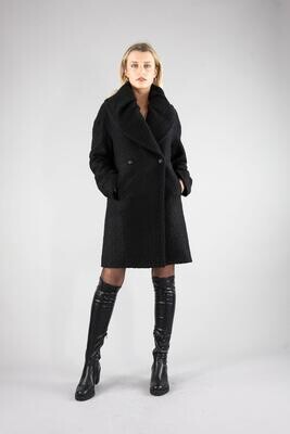 Big Shawl Collar Coat