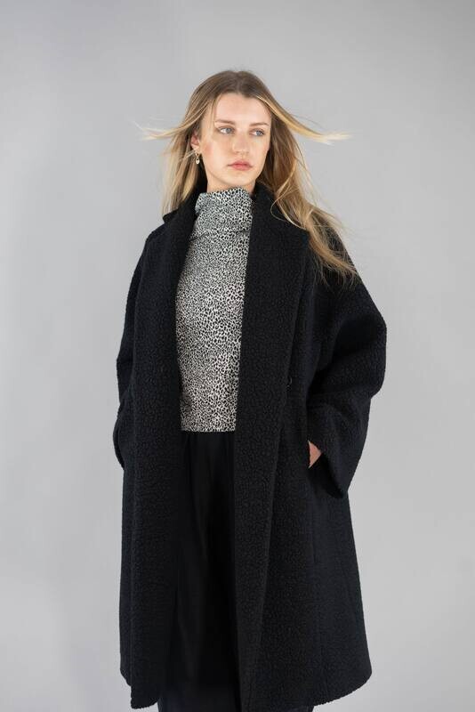 Oversized Small Collar Coat