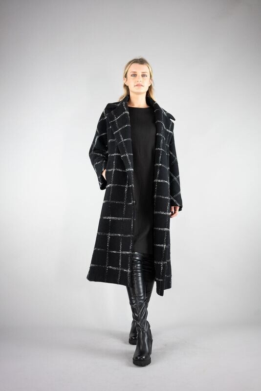 Double-Breasted Long Coat