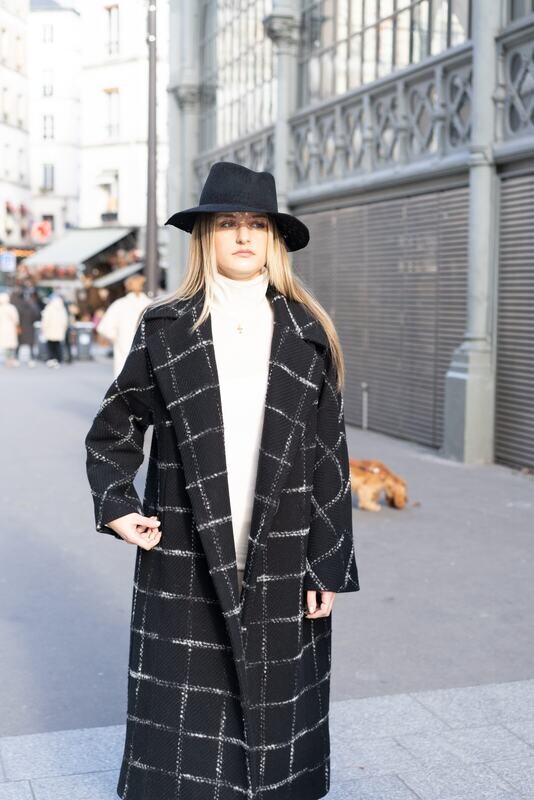 Double-Breasted Long Coat