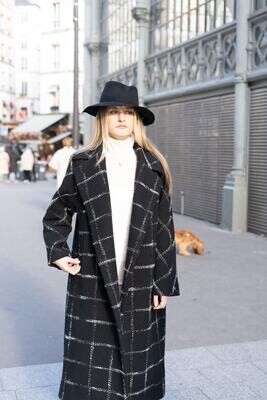 Double-Breasted Long Coat