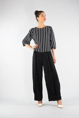 BLACK W ACTION TROUSER