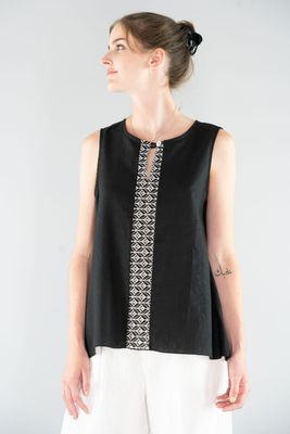 Top broderie