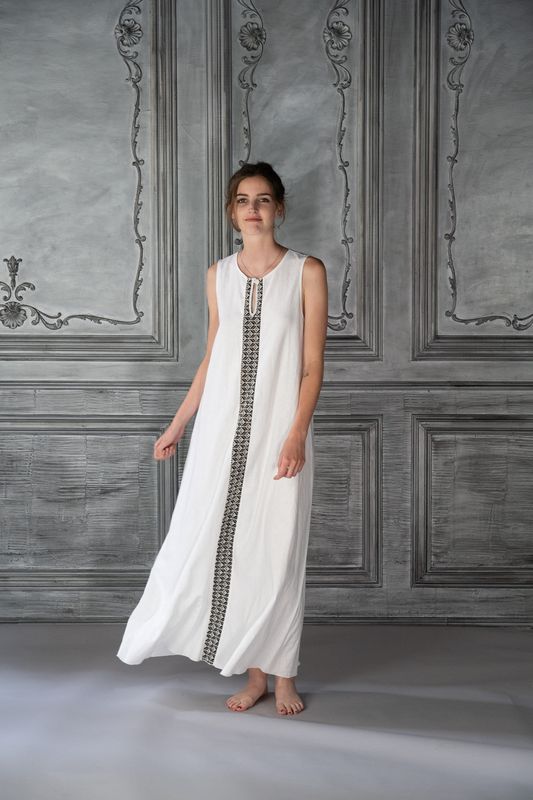 Robe broderie