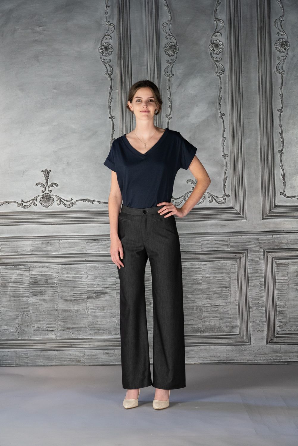 Pantalon Godet