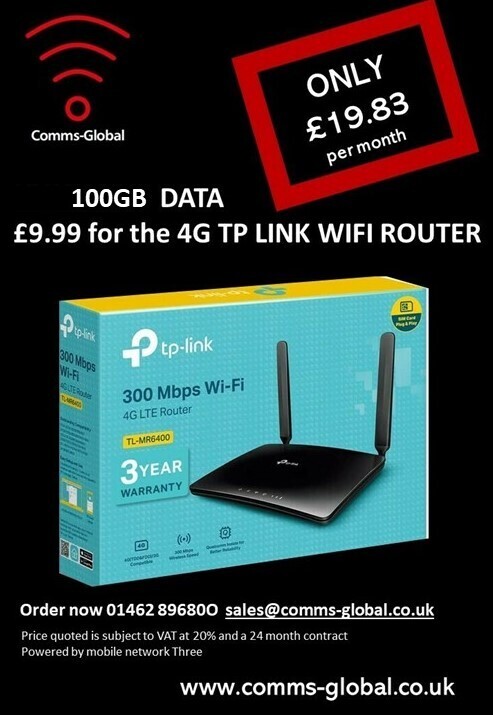 4G Router with Unlimited Data