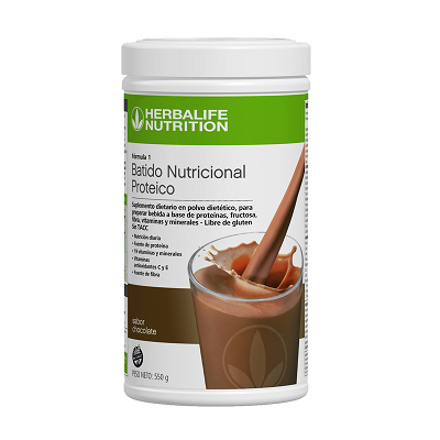 Batido Nutricional Proteico
Chocolate SIN TACC 550 g