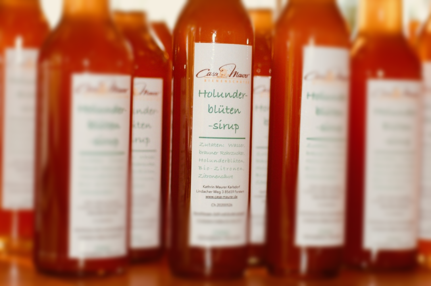 Holunderblütensirup