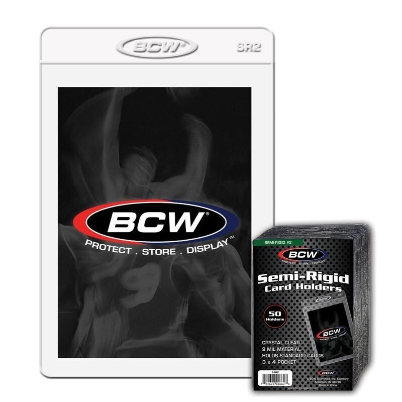 BCW - Semi-Rigid Card Holder #2 (x50)