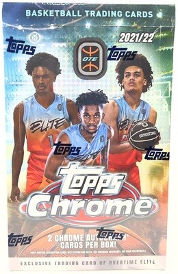 2021/22 Topps Chrome Overtime Elite Basketball Hobby Box