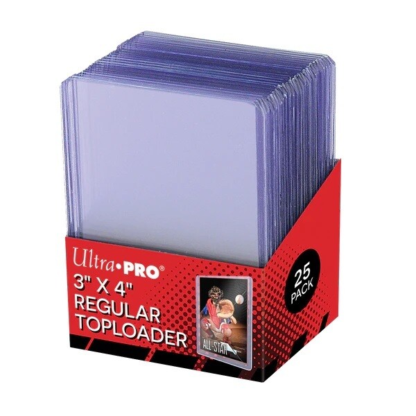 Ultra Pro - 3" x 4" Clear Regular Toploaders (25ct)