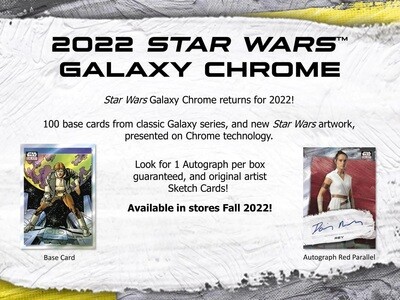 Topps - Star Wars Chrome Galaxy Hobby Box 2022 (PREORDER)
