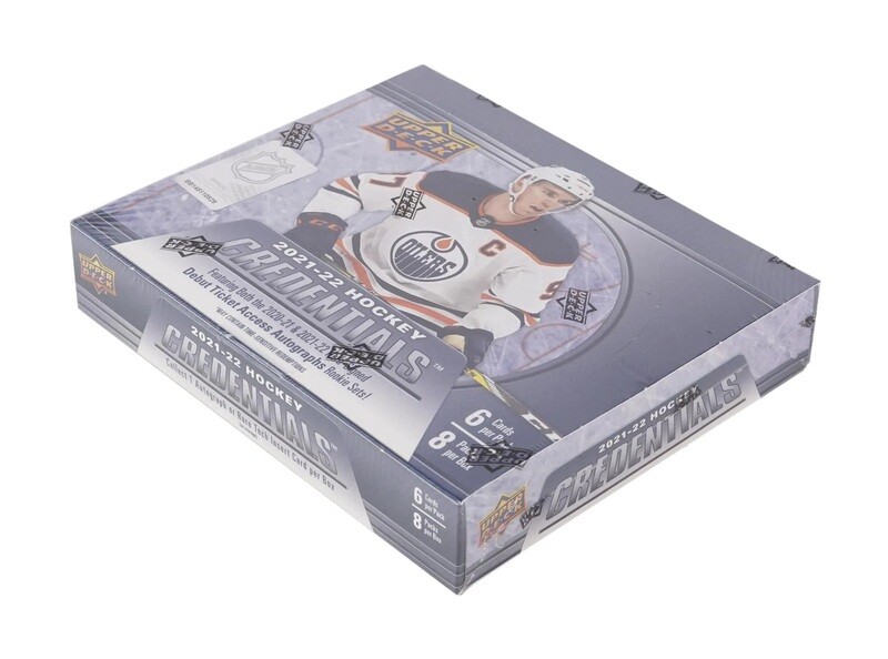 2021/22 Upper Deck Credentials Hockey Hobby Box