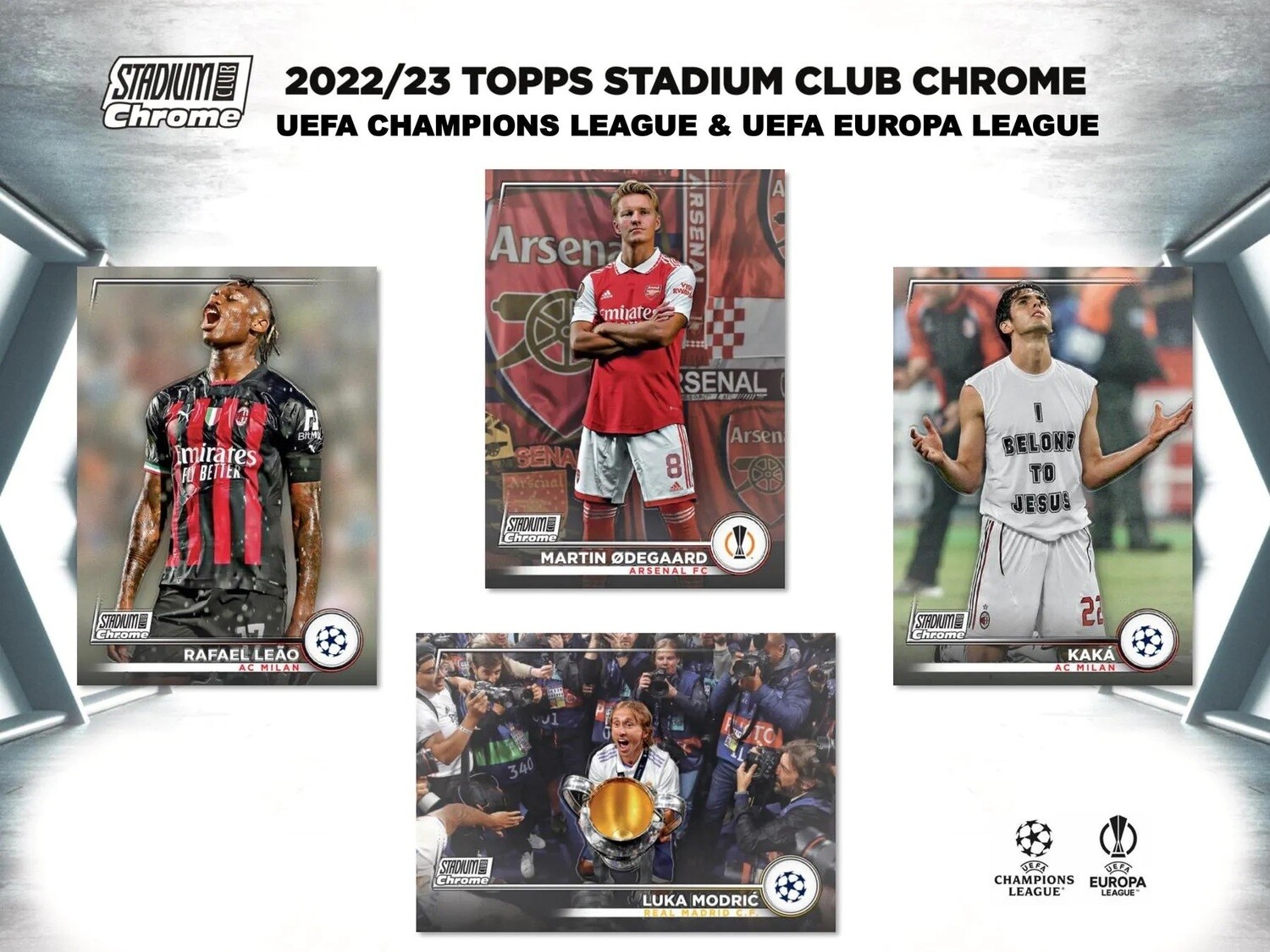 Topps Stadium Club Chrome UEFA Club Competitions Soccer Hobby Box 2022/23
