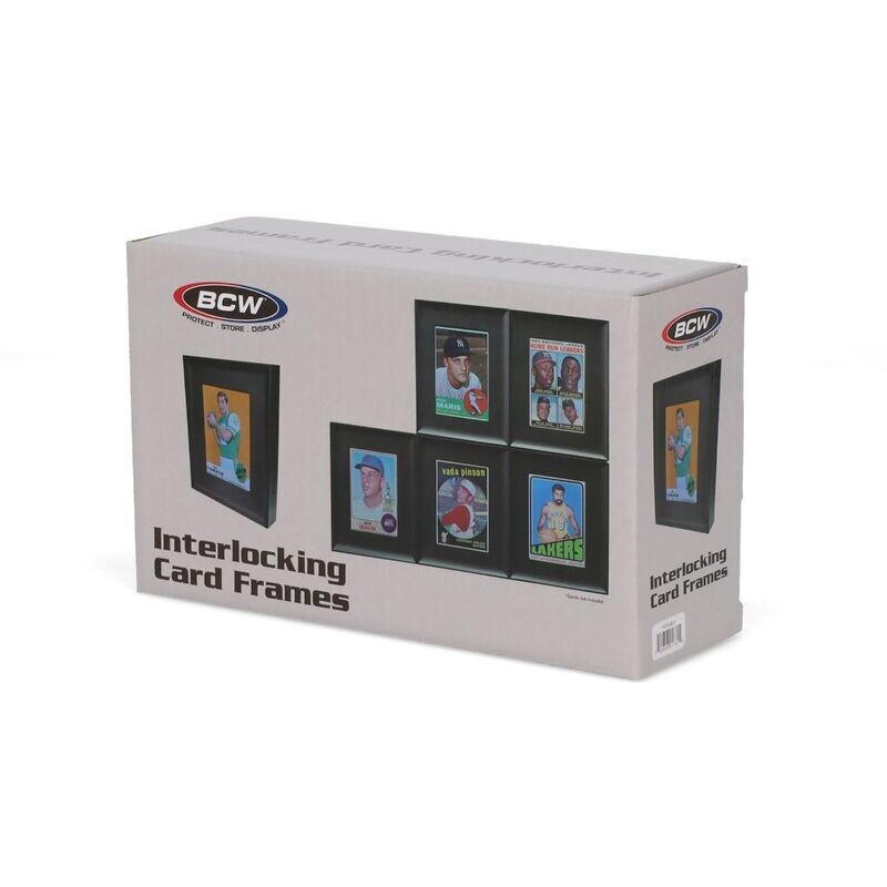 BCW - Interlocking Card Frames - Black