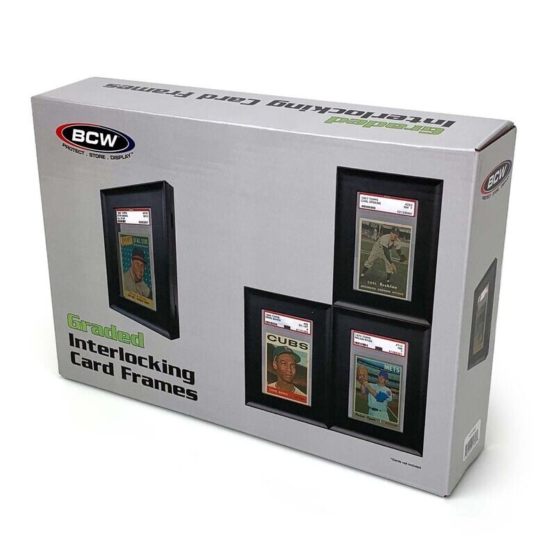 BCW - Interlocking Graded Card Frames - Black