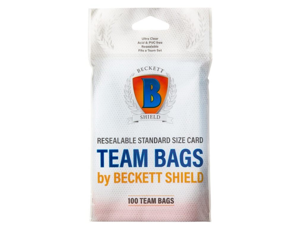 Beckett Shield - Team Bags Resealable Sleeves (x100)