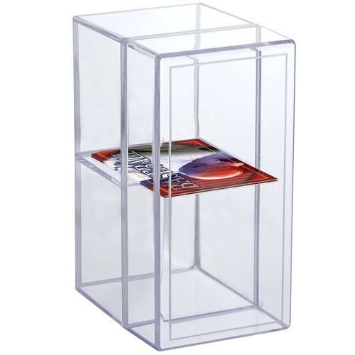 Ultra Pro - 2-Piece 2-Compartment Clear Card Box