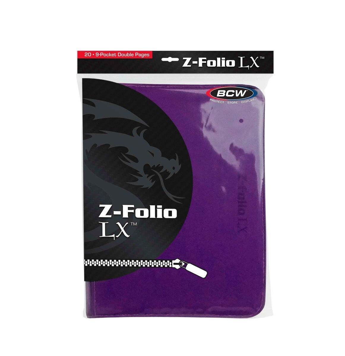 BCW - Z-Folio 9-Pocket LX Album - Purple