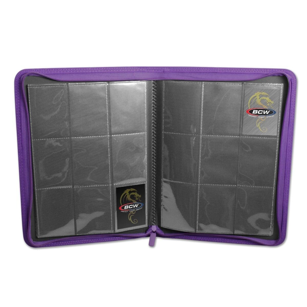 BCW - Z-Folio 9-Pocket LX Album - Purple