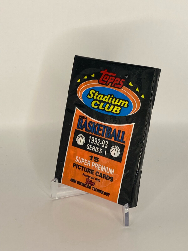 1992/93 Topps Stadium Club Series 1 Basketball Hobby Pack