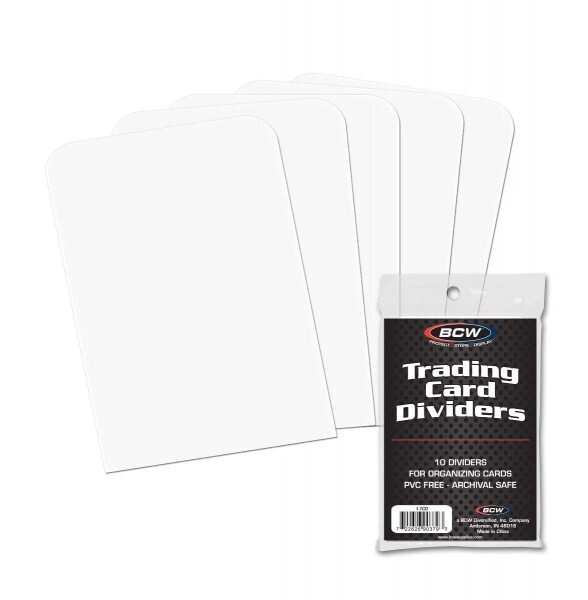 BCW - Trading Card Dividers (x10)