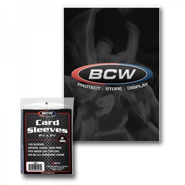 BCW - Soft Card Sleeves (x100)